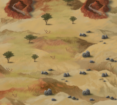 Merchant gameplay — a medieval map laid over real-world locations